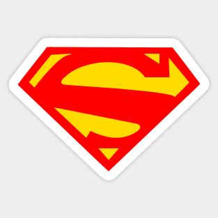 New 52 Superhero Shield V2 Sticker